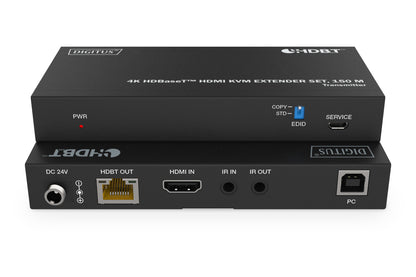 Digitus DS-55522 AV-förlängare Sändare och mottagare Svart