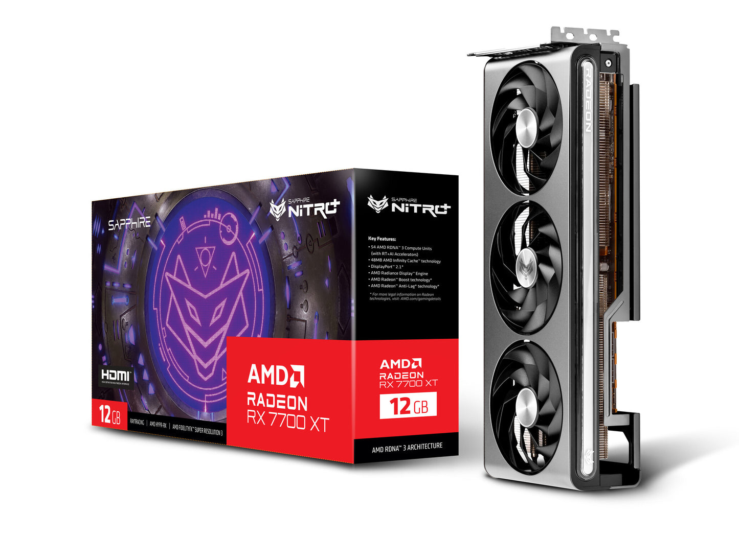 Sapphire NITRO+ Radeon RX 7700 XT AMD 12 GB GDDR6