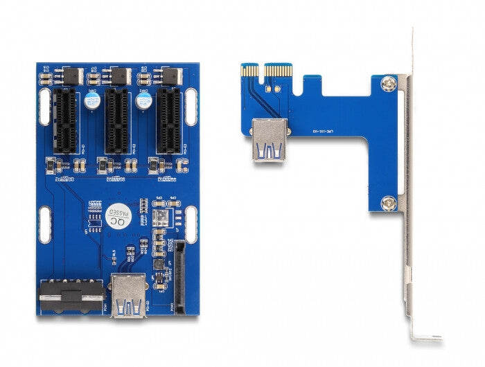 DeLOCK 41442 nätverkskort/adapters Intern PCIe, SATA, USB 3.2 Gen 1 (3.1 Gen 1)