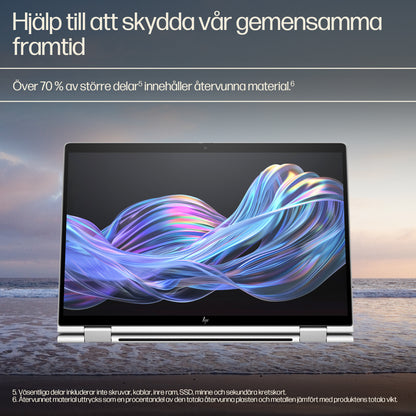 HP EliteBook X Flip G1i Next Gen AI PC Copilot+ PC Intel Core Ultra 7 258V Hybrid (2-i-1) 35,6 cm (14") Pekskärm WUXGA 32 GB LPDDR5x-SDRAM 512 GB SSD Wi-Fi 7 (802.11be) Windows 11 Pro Silver