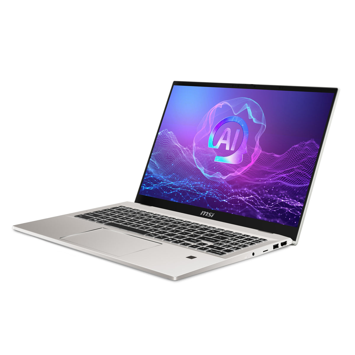 MSI Prestige A16 Al+A3HMG-036 AMD Ryzen AI 9 365 Bärbar dator 40,6 cm (16") Quad HD+ 32 GB LPDDR5x-SDRAM 1 TB SSD Wi-Fi 7 (802.11be) Windows 11 Home Silver