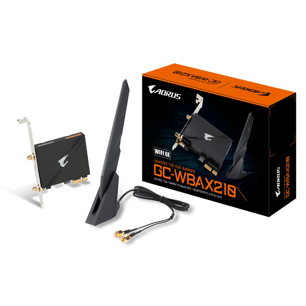 GIGABYTE GC-WBAX210 nätverkskort Intern WLAN / Bluetooth 2400 Mbit/s
