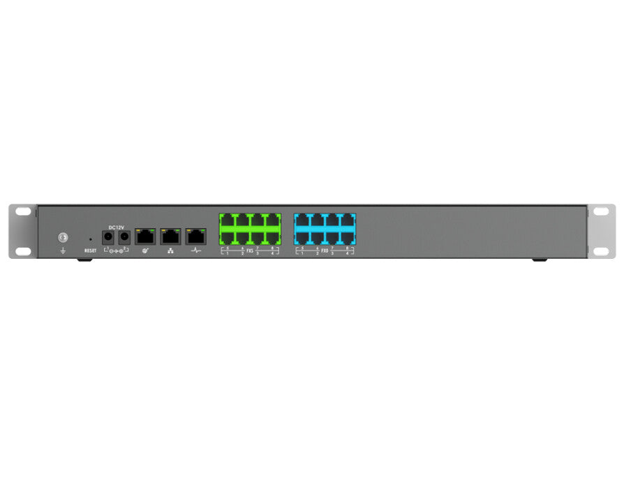 Grandstream Networks UCM6308 PBX-system 3000 användare (er) IP Centrex (värd IP/virtuell IP)