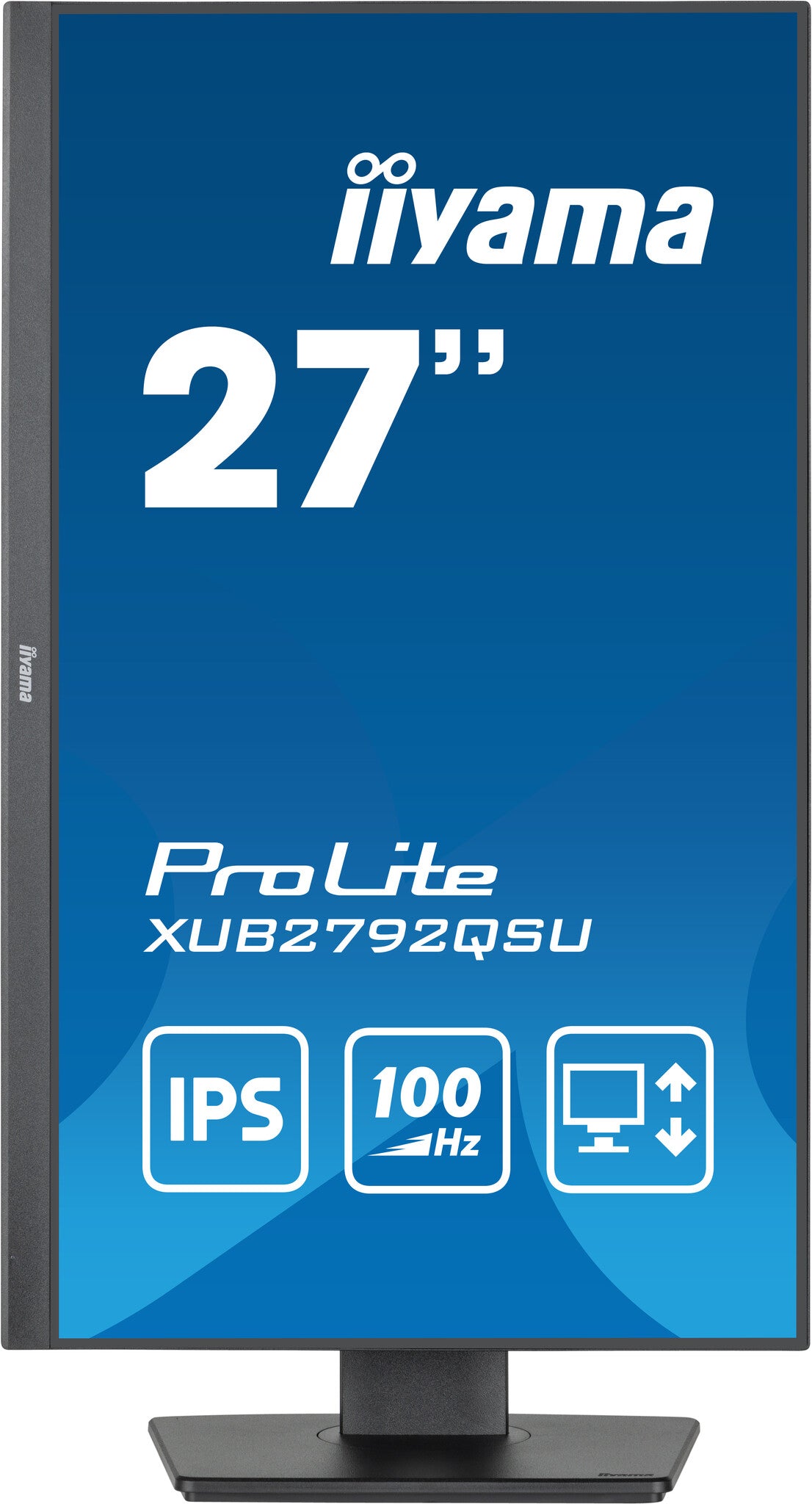 iiyama ProLite XUB2792QSU-B6 platta pc-skärmar 68,6 cm (27") 2560 x 1440 pixlar Quad HD LED Svart