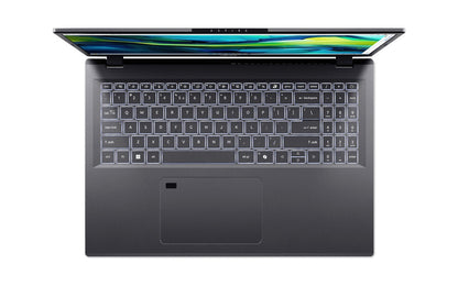Acer Aspire A16-51GM-77G2 Intel Core 7 150U Bärbar dator 40,6 cm (16") WUXGA 16 GB DDR5-SDRAM 1 TB SSD NVIDIA GeForce RTX 2050 Wi-Fi 6E (802.11ax) Windows 11 Home Grå