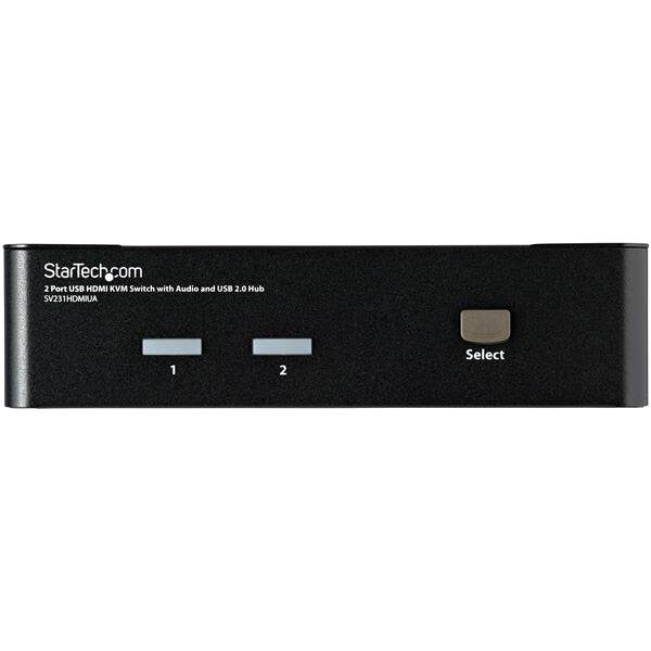 StarTech.com SV231HDMIUA KVM-switchar Svart