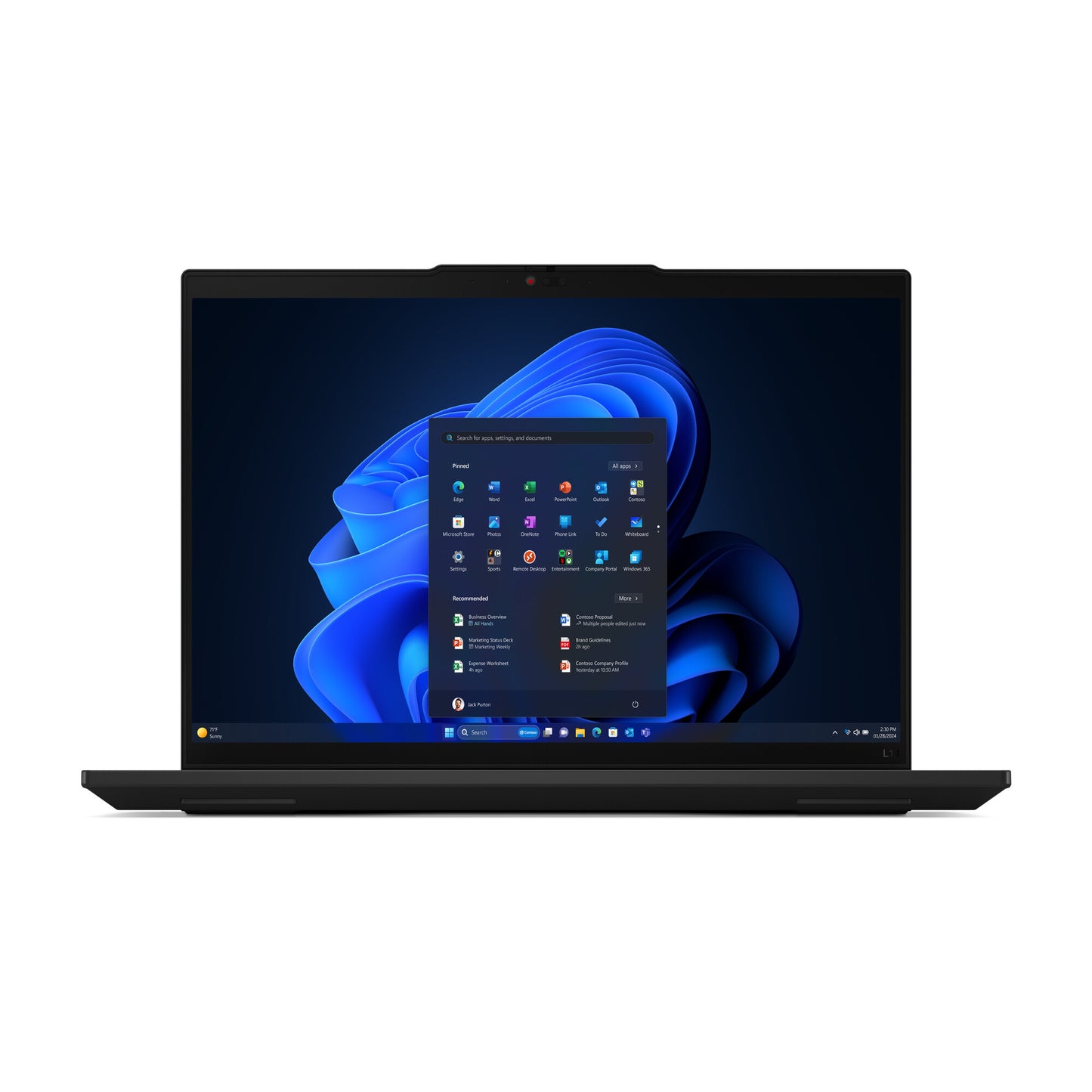 Lenovo ThinkPad L14 Gen 5 (Intel) Intel Core Ultra 7 155U Bärbar dator 35,6 cm (14") WUXGA 16 GB DDR5-SDRAM 512 GB SSD Wi-Fi 6E (802.11ax) Windows 11 Pro Engelsk Svart