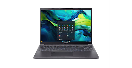 Acer Aspire A16-71M-53B5 Intel Core Ultra 5 125H Bärbar dator 40,6 cm (16") WUXGA+ 16 GB LPDDR5x-SDRAM 512 GB SSD Wi-Fi 6E (802.11ax) Windows 11 Home Grå
