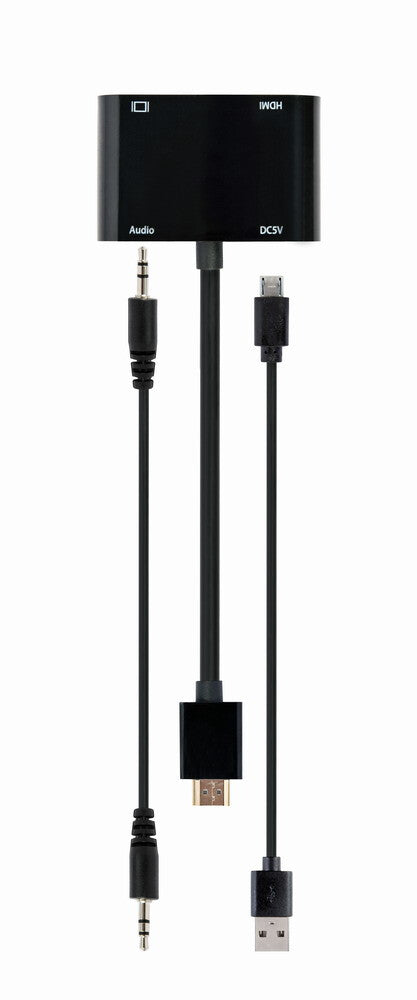 Gembird A-HDMIM-HDMIFVGAF-01 nätverkskort/adapters HDMI, VGA