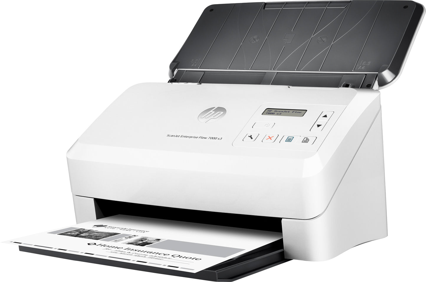 HP ScanJet Enterprise Flow 7000 s3 Arkmatad skanner 600 x 600 DPI A4 Vit