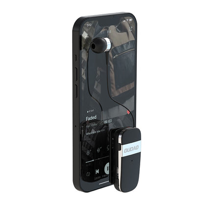 DUDAO GU9 Extendable Wiring Bluetooth Earphone Hörlurar Trådlös I öra Samtal/musik Svart