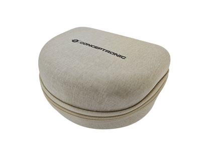 Conceptronic ALVAH02C hörlur och headset Kabel & Trådlös Huvudband Musik Bluetooth Gräddfärgad