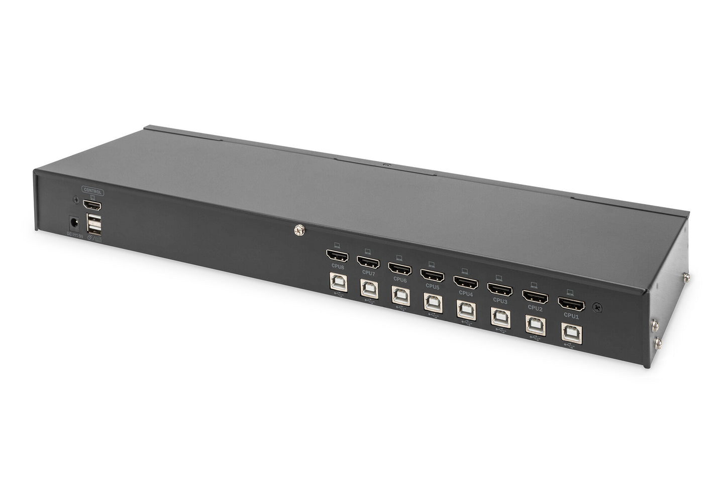 Digitus DS-12910 KVM-switchar Rackmontering Svart