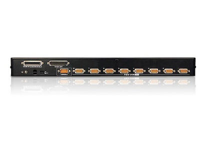 ATEN 8-portars PS/2-USB VGA KVM-switch med kedjekopplingsport och stöd för USB-kringutrustning
