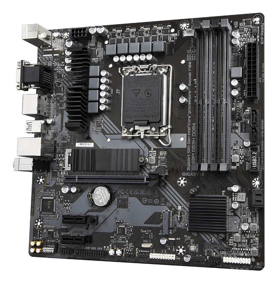 GIGABYTE B760M DS3H DDR4 moderkort Intel B760 Express LGA 1700 micro ATX