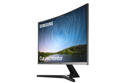 Samsung CR50 platta pc-skärmar 68,6 cm (27") 1920 x 1080 pixlar Full HD LED Blå, Grå