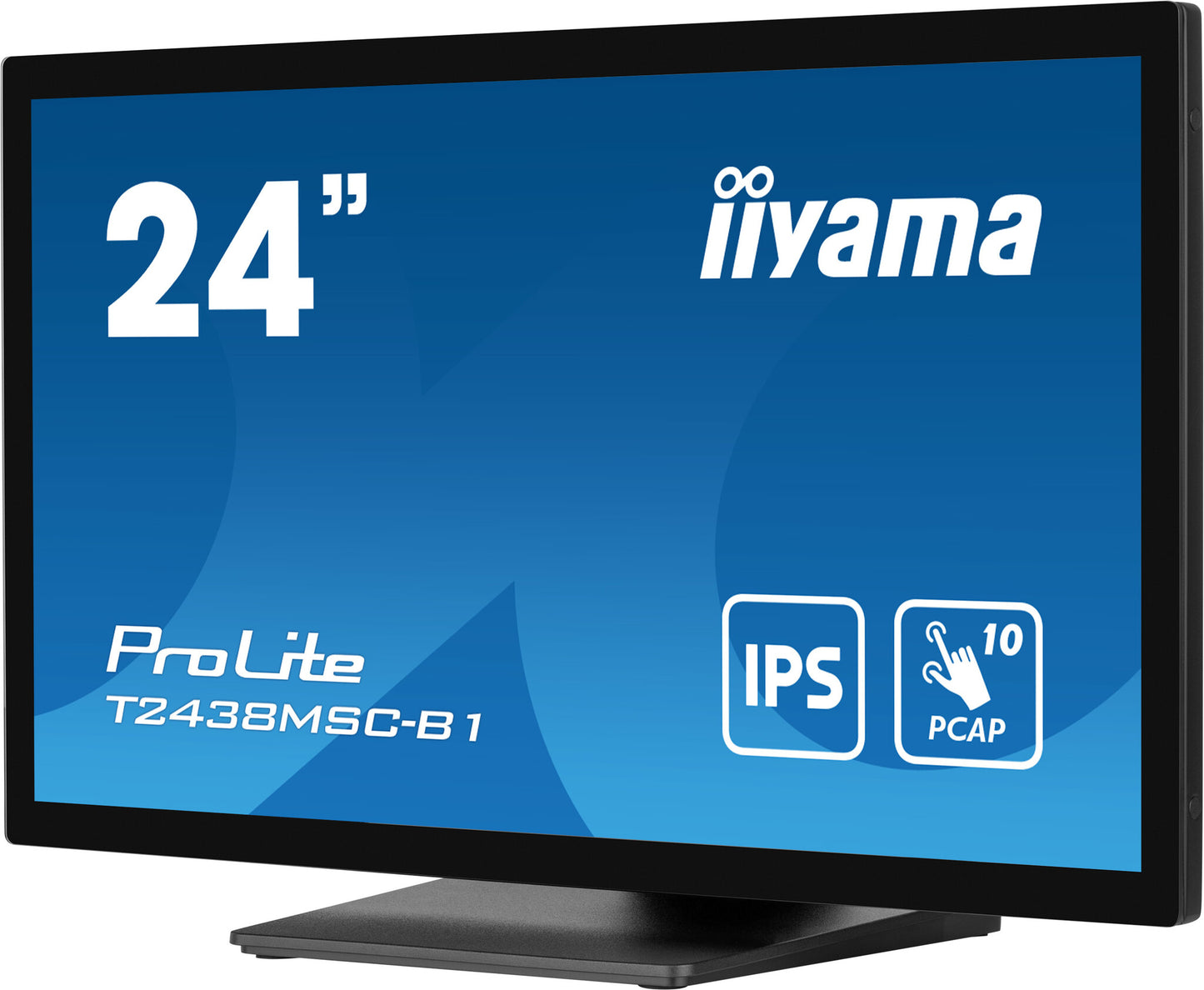 iiyama ProLite T2438MSC-B1 platta pc-skärmar 60,5 cm (23.8") 1920 x 1080 pixlar Full HD LED Pekskärm Svart