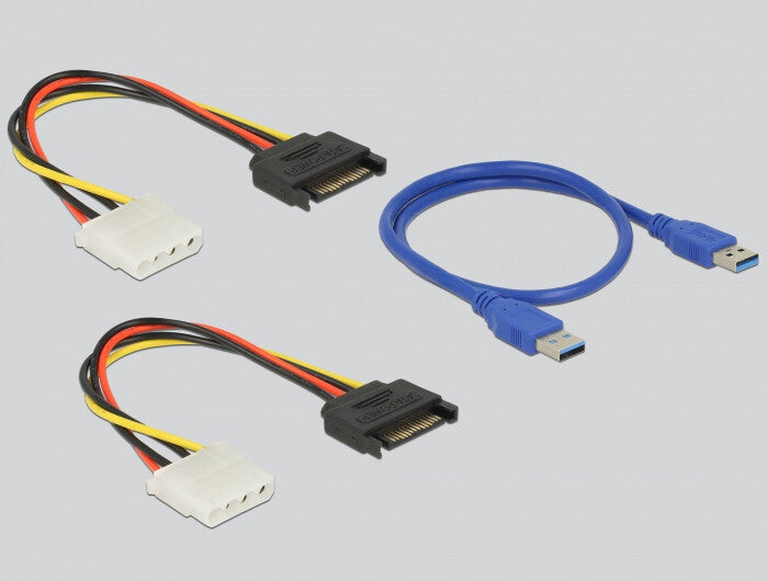 DeLOCK 41427 nätverkskort/adapters Intern PCIe, USB 3.2 Gen 1 (3.1 Gen 1)