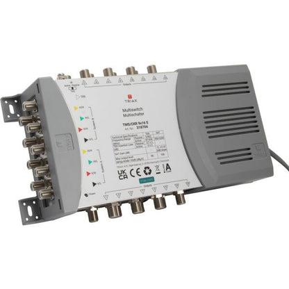 Triax TMS/CKR 9x16 S multiswitch för satellit-tv 5 ingångar 16 utgångar