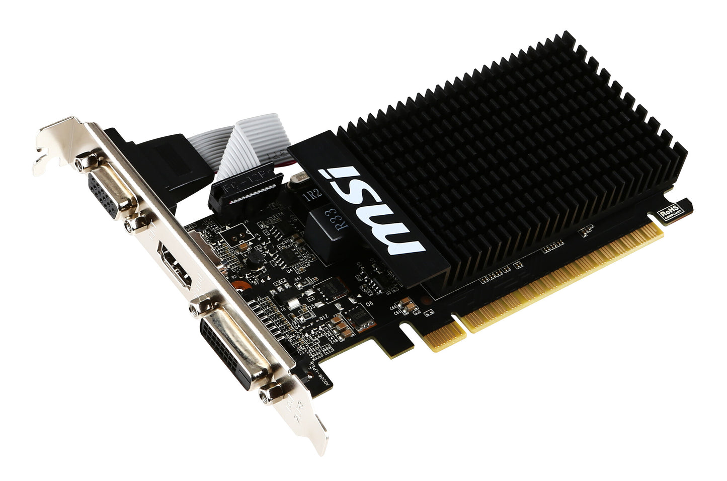 MSI GT 710 2GD3H LP grafikkort NVIDIA GeForce GT 710 2 GB GDDR3