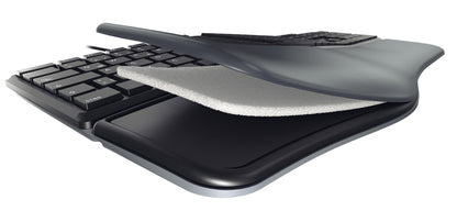 CHERRY KC 4500 ERGO tangentbord Universal USB QWERTY Engelska (Storbritannien) Svart
