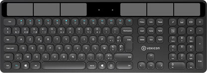 Voxicon DK-SO2WL-B/BE tangentbord Kontor RF Trådlös AZERTY Belgiskt Svart