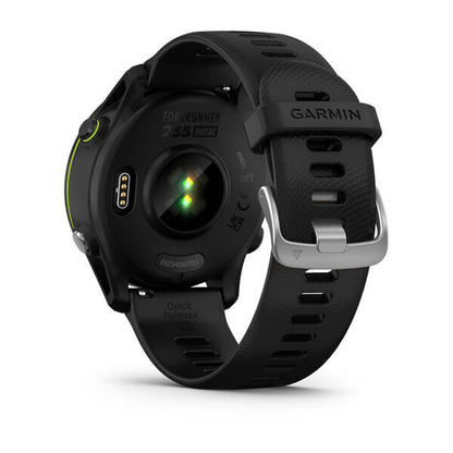 Garmin Forerunner 255 Music 3,3 cm (1.3") MIP 46 mm Digital 260 x 260 pixlar Pekskärm Svart Wi-Fi GPS