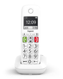Gigaset E290 Duo Analog telefon/DECT-telefon Namn och uppringnings-ID Vit