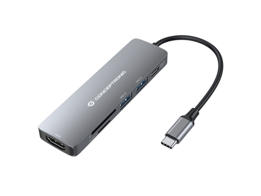 Conceptronic DONN11G USB 3.2 Gen 1 (3.1 Gen 1) Type-C Grå