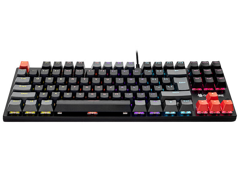 Tracer Blade 87 tangentbord Spela USB QWERTY Engelsk Svart, Grå, Röd