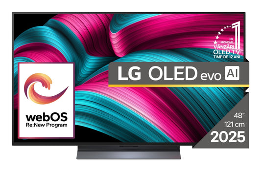 LG OLED evo AI OLED48C51LA TV-apparat 121,9 cm (48") 4K Ultra HD Smart-TV Wi-Fi Svart