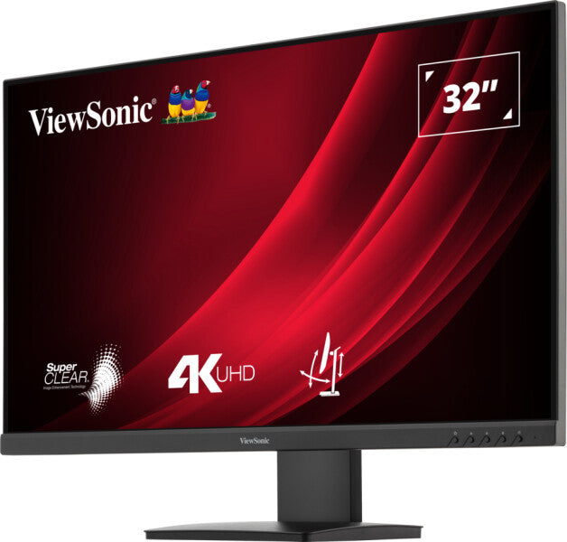 Viewsonic VG3208-4K platta pc-skärmar 81,3 cm (32") 3840 x 2160 pixlar 4K Ultra HD LED Svart