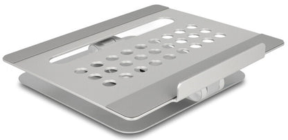 DeLOCK 18457 Ställ för bärbara datorer Ställ förl bärbar dator och surfplatta Silver 39,6 cm (15.6")