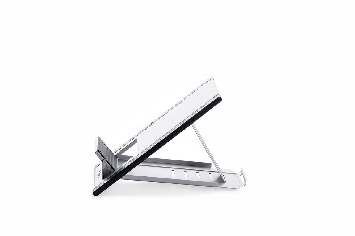 Mousetrapper Alpha & Laptop Stand tangentbord Kontor USB + Bluetooth QWERTY Nordic Svart, Silver