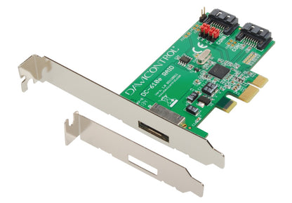 Dawicontrol DC-610E RAID RAID-kontrollerkort PCI Express 2.0 6 Gbit/s