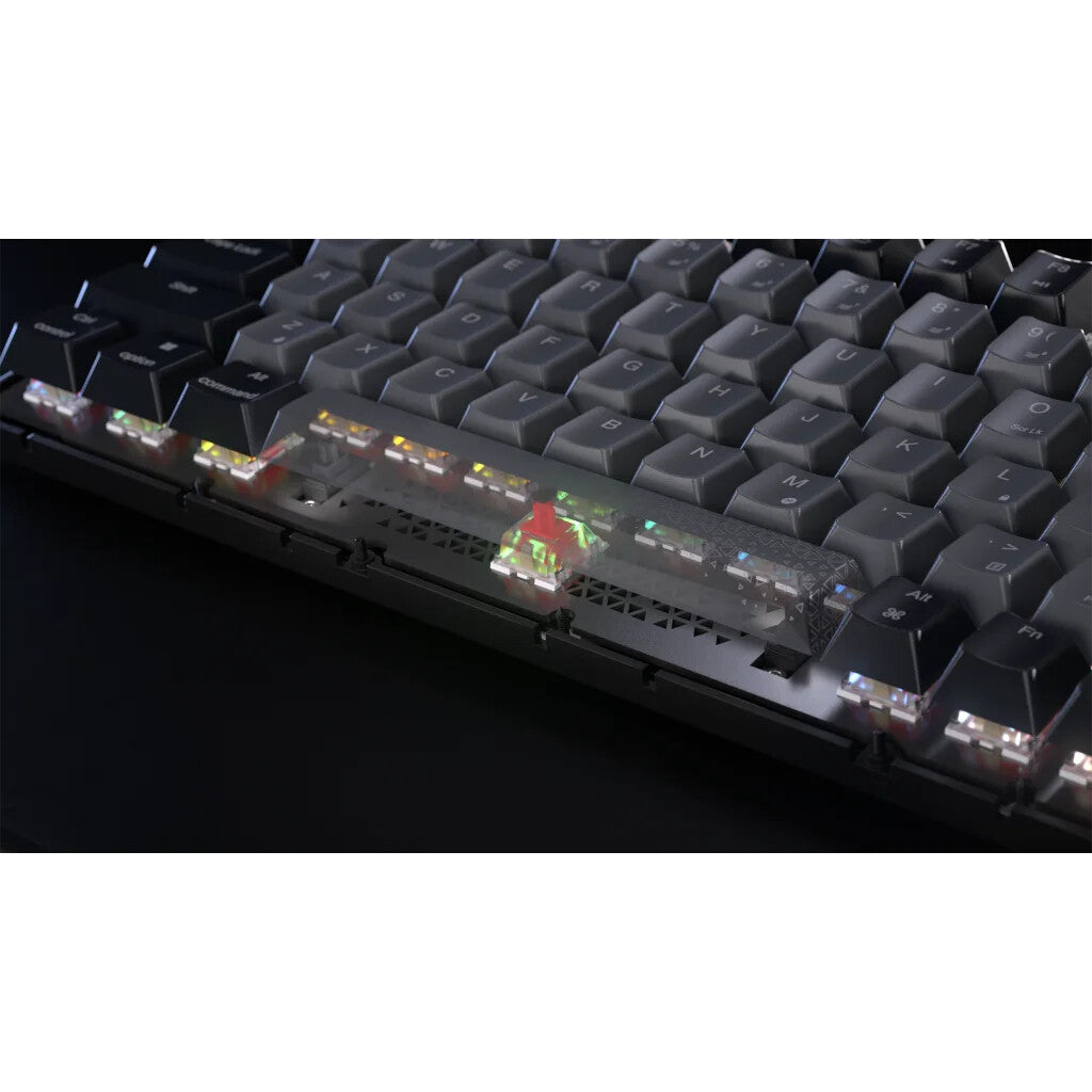 Corsair K65 PLUS WIRELESS 75 % RGB tangentbord Spela Trådlös RF + USB QWERTZ tyska Svart