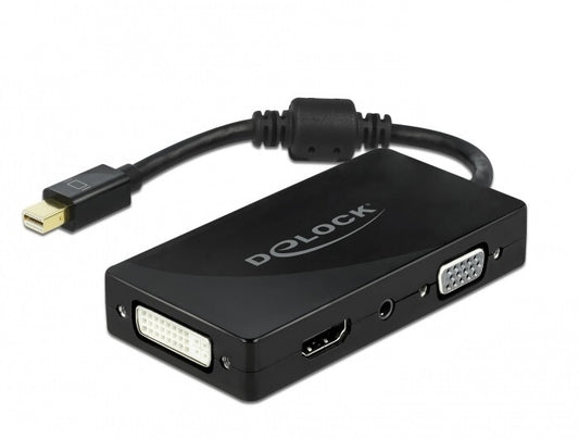 DeLOCK 62073 dockningsstationer för bärbara datorer USB 2.0 Type-B Svart