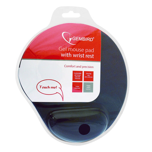 Gembird MP-GEL-BLACK musmattor Svart