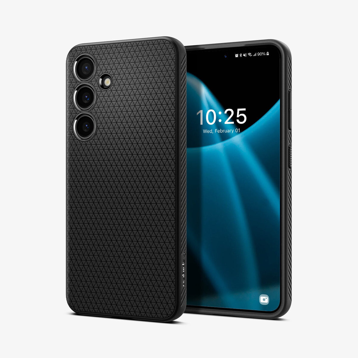 Spigen Liquid Air mobiltelefonfodral 15,8 cm (6.2") Omslag Svart