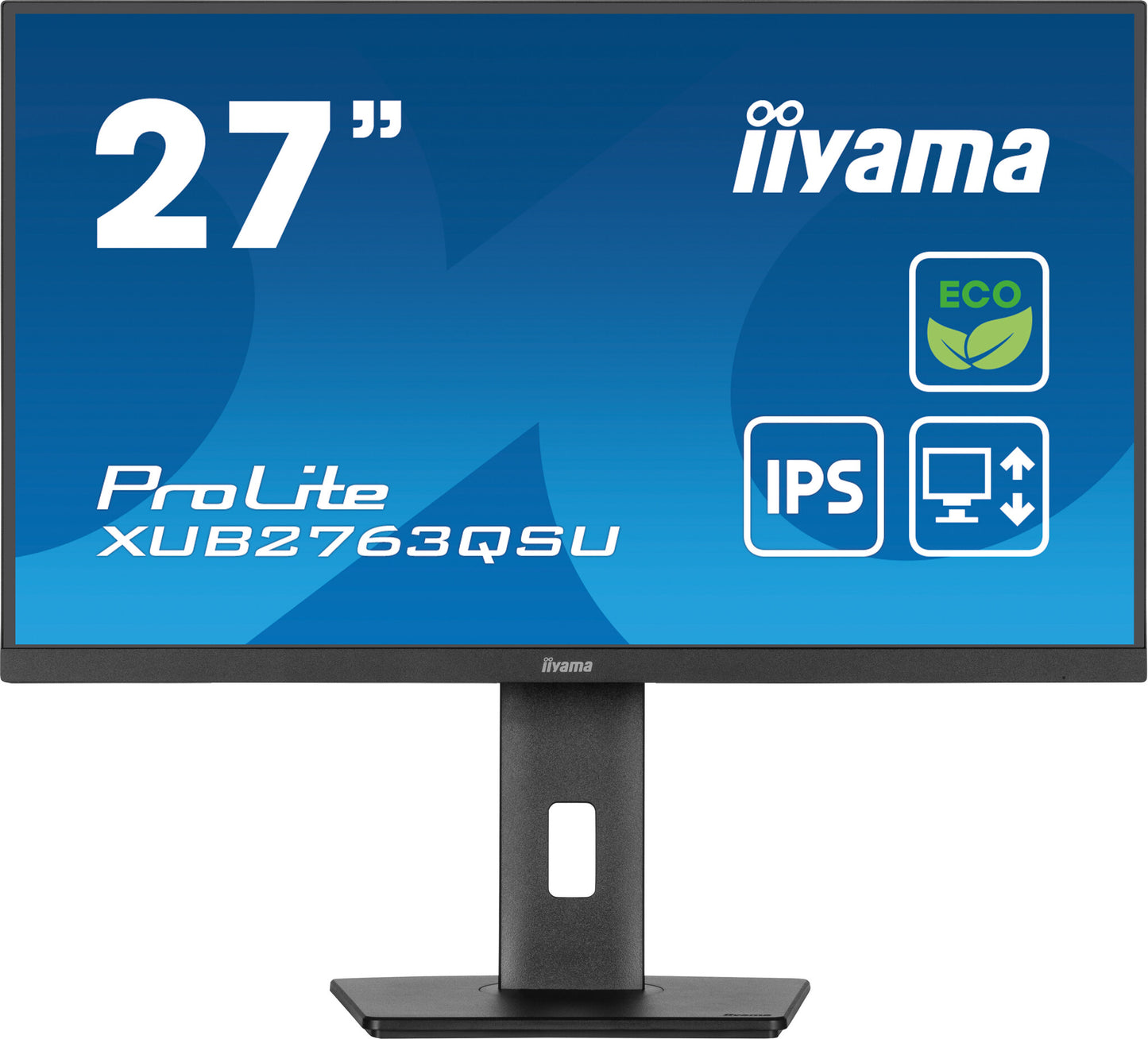 iiyama ProLite XUB2763QSU-B1 platta pc-skärmar 68,6 cm (27") 2560 x 1440 pixlar Quad HD LED Svart