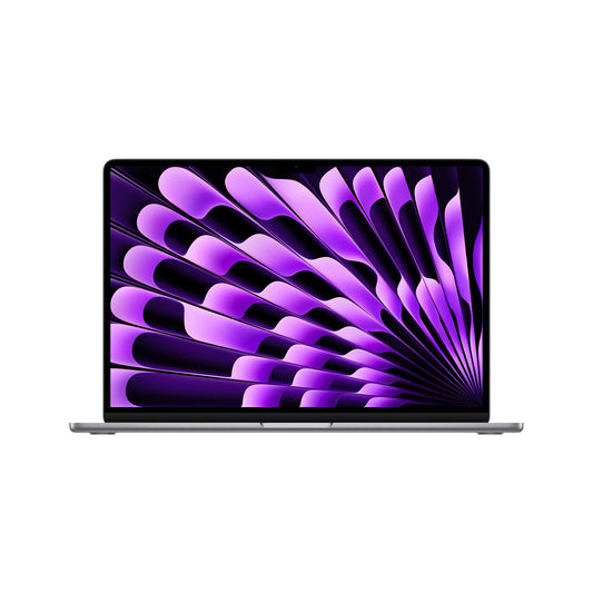 Apple MacBook Air Apple M M3 Bärbar dator 38,9 cm (15.3") 24 GB 512 GB SSD Wi-Fi 6E (802.11ax) macOS Sequoia Grå