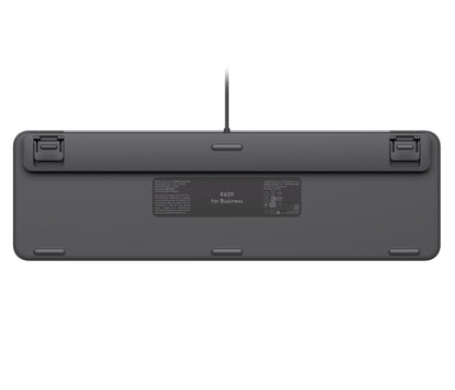 Logitech Signature Slim Wired K620 For Business tangentbord Universal USB QWERTY Nordic grafit
