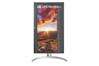 LG 27UP85NP-W platta pc-skärmar 68,6 cm (27") 3840 x 2160 pixlar 4K Ultra HD LED Silver