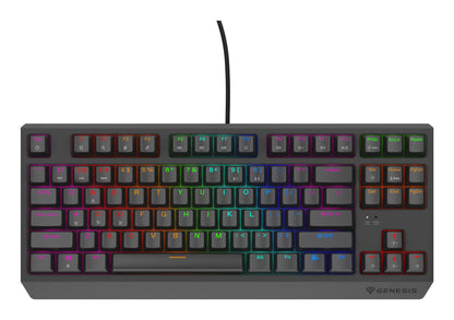 GENESIS Thor 230 TKL Lite tangentbord Spela USB QWERTY Engelsk Svart