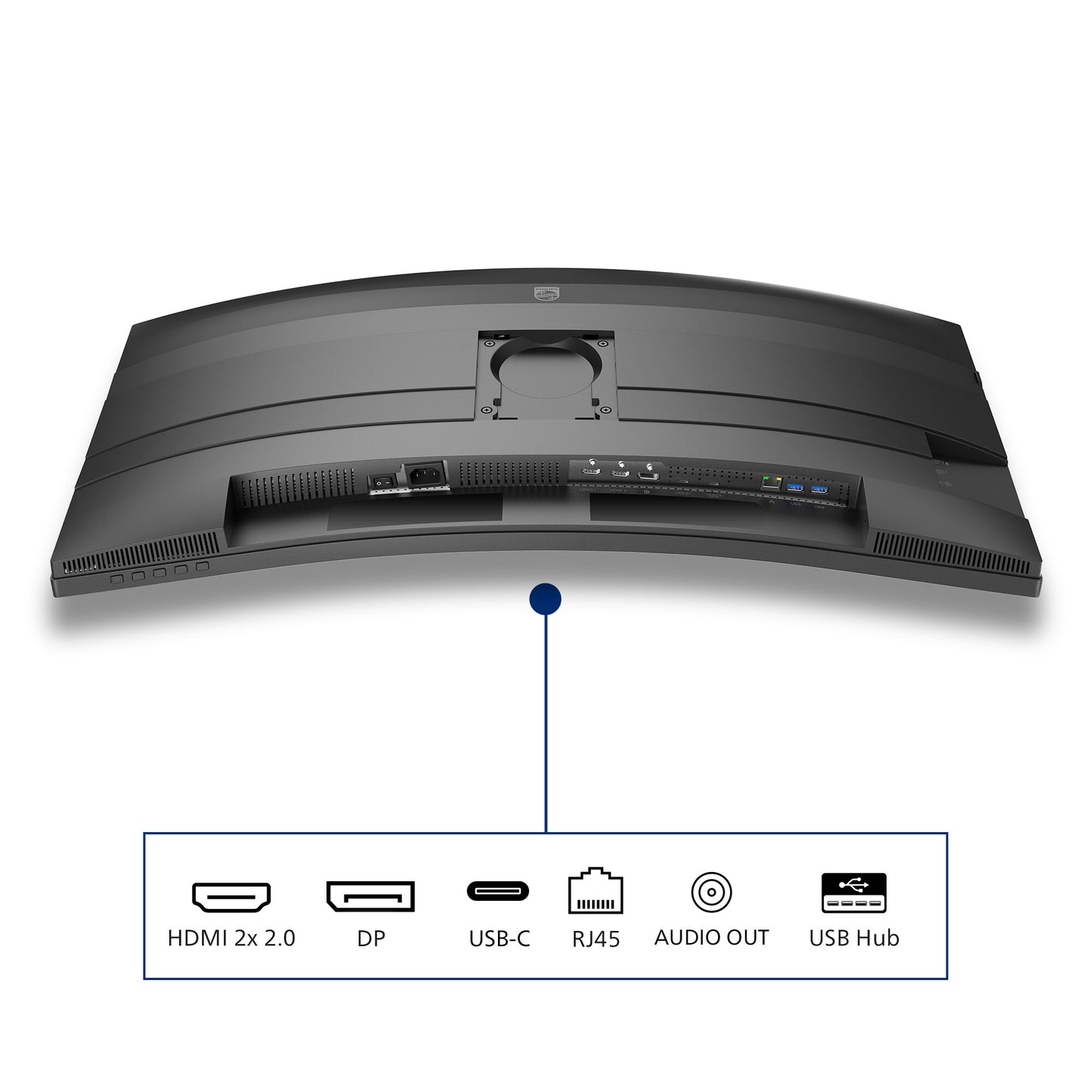 Philips 5000 series 34B2U5600C/23 platta pc-skärmar 86,4 cm (34") 3440 x 1440 pixlar Dual QHD LCD Grå