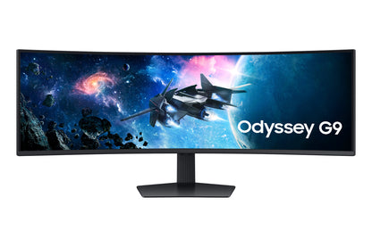 Samsung G95C platta pc-skärmar 124,5 cm (49") 5120 x 1440 pixlar Dual QHD LED Svart
