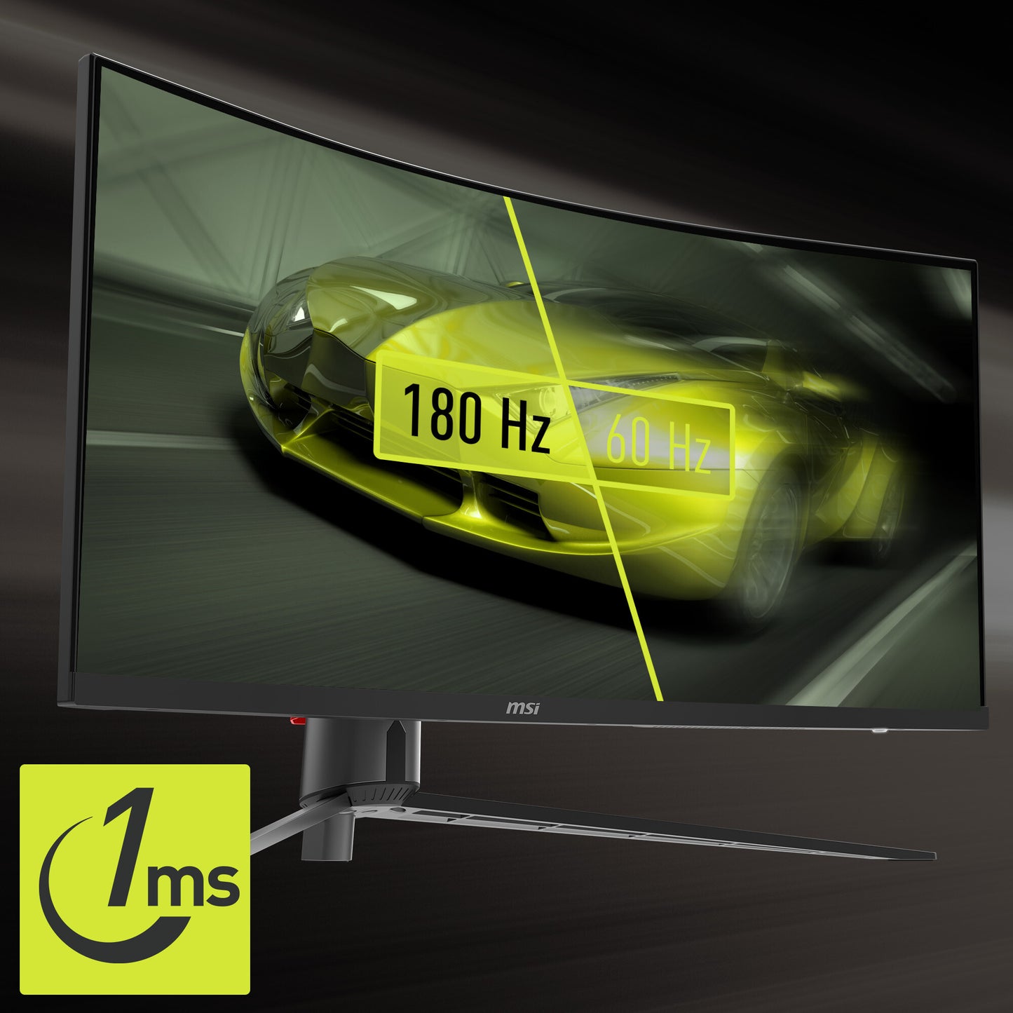 MSI MAG 345CQRDE platta pc-skärmar 86,4 cm (34") 3440 x 1440 pixlar UltraWide Dual Quad HD Svart