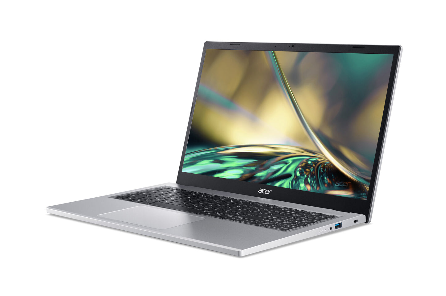Acer Aspire 3 A315-24P-R3NG AMD Ryzen™ 5 7520U Bärbar dator 39,6 cm (15.6") Full HD 8 GB LPDDR5-SDRAM 512 GB SSD Wi-Fi 6 (802.11ax) Silver
