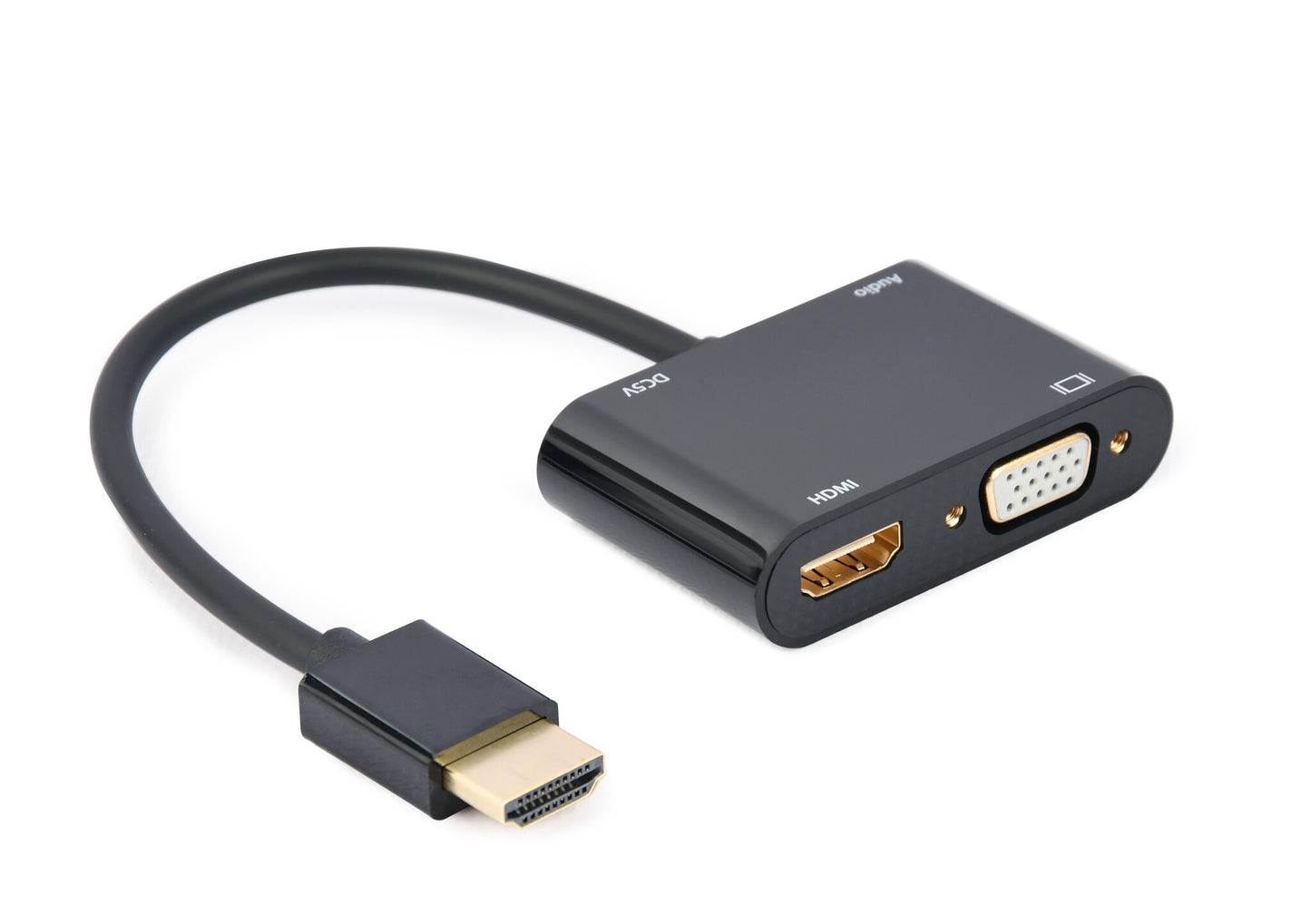 Gembird A-HDMIM-HDMIFVGAF-01 nätverkskort/adapters HDMI, VGA