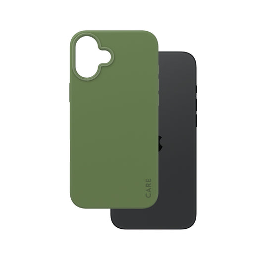 PanzerGlass CARE by ® Fashionable Case Green w. MagSafe iPhone 16 Plus mobiltelefonfodral Omslag Grön